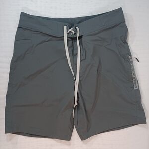 Under Armour Swim Shorts Grey Heatgear Loose Fit Men's Size 32